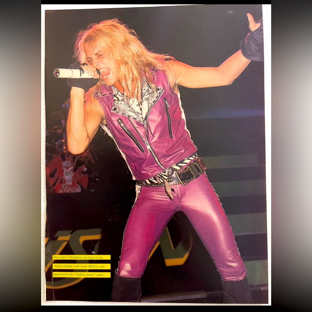 Poison Bret Michaels Pinup